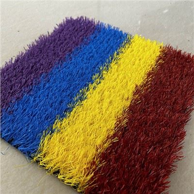Kindergarten Rainbow Artificial Turf Grass